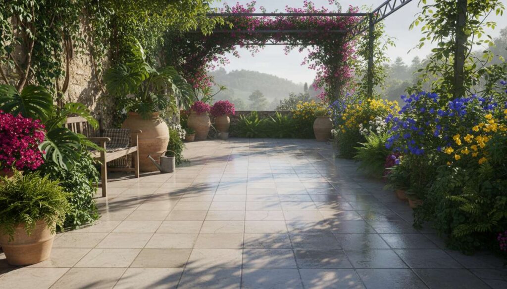 Grønbelægning på terrassen? Dette simple husholdningsmiddel klarer forårsrengøringen