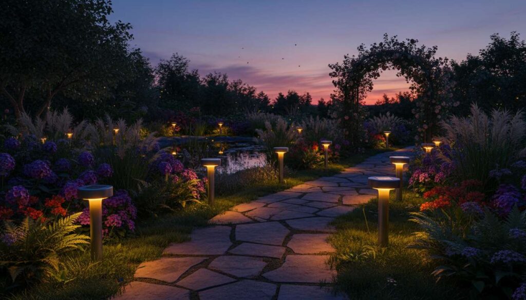 Solcellelamper til haven under 150 kr: denne model ligner designerbelysning