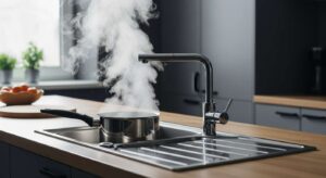 Hvorfor du aldrig bør hælde kogende vand direkte i håndvasken ifølge VVS-branchen