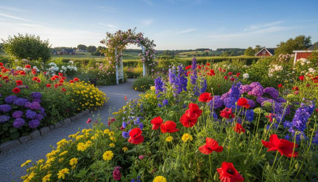 Denne haveblomst kan sås direkte i jorden i april og blomstrer helt til frost