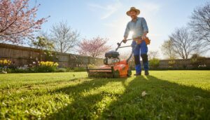 Græsplænen i april: derfor anbefaler gartnere vertikalskæring inden du gøder