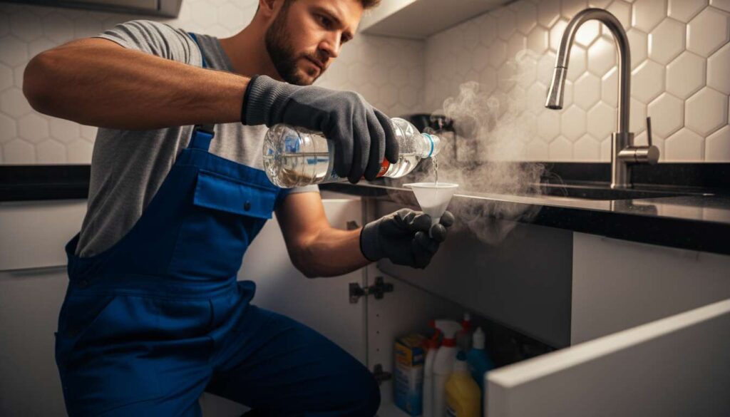 Eddike i afløbet: VVS-fagfolk forklarer den rette dosering så rørene ikke tager skade