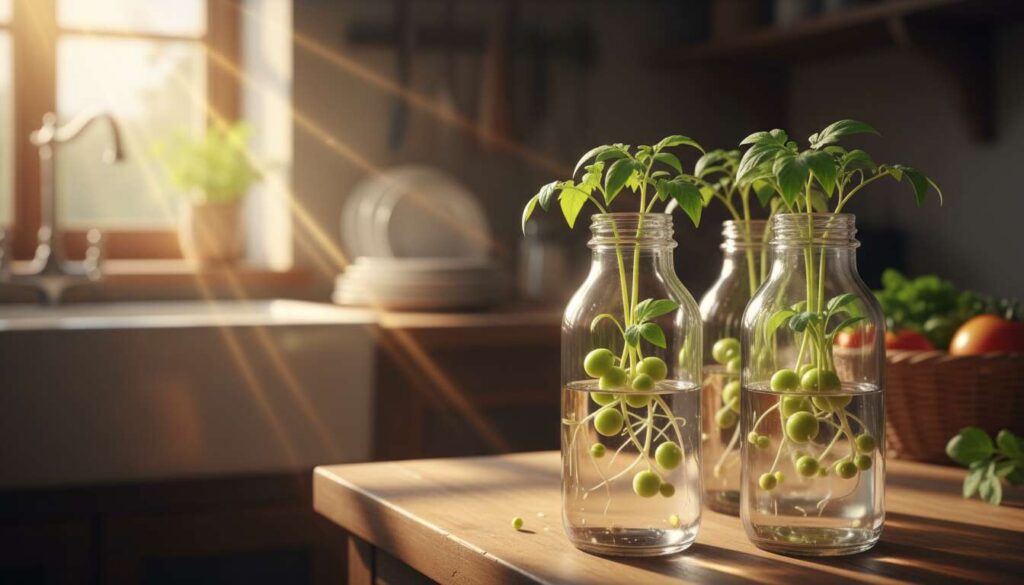 Tomater forkultiveret i april: flaskemetoden der ifølge forsøg fremskynder spiringen markant